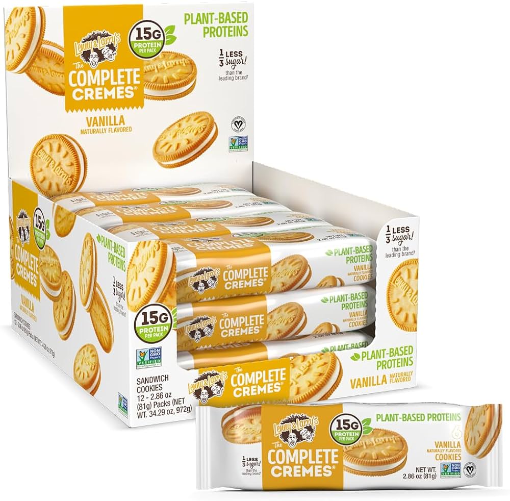 Lenny & Larrys – l&l Complete Creme 12 Packs X 6 Cookies Vainilla *Ofe