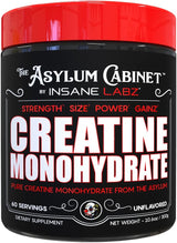 THE ASYLUM CABINET The Asylum Cabinet Ins-acs Creatine 60 Servicios Unflavored