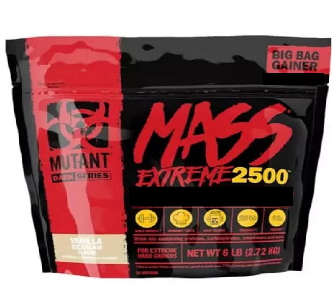 Mutant Mass Xxxtreme 2500 6 Lbs Vainilla Ice Cream