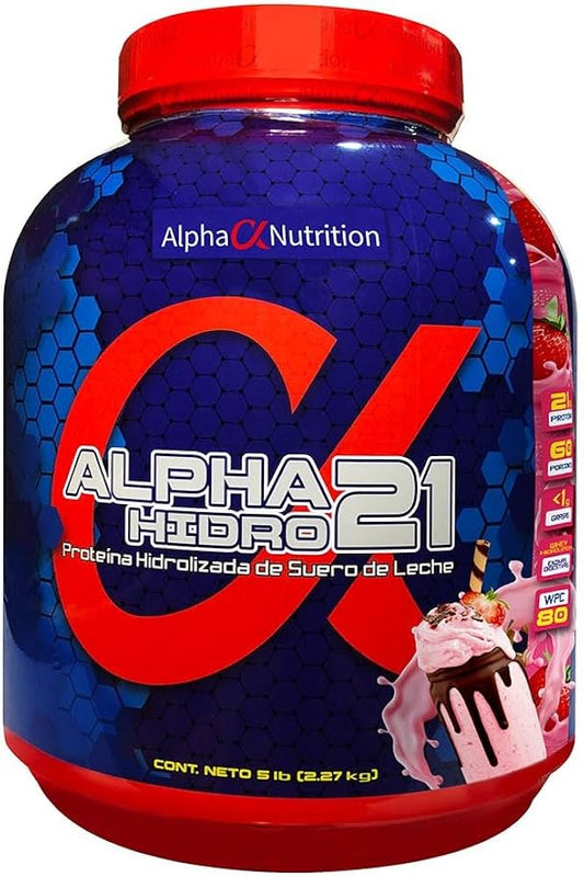 Alpha Nutrition Whey Hidro 21 5 Lbs Fresa