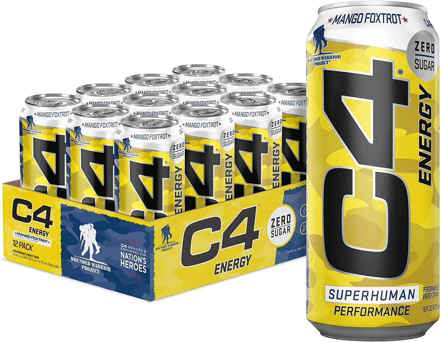 Cellucor C4 Energy Crb 16Oz 12Pk Mango Foxtrot