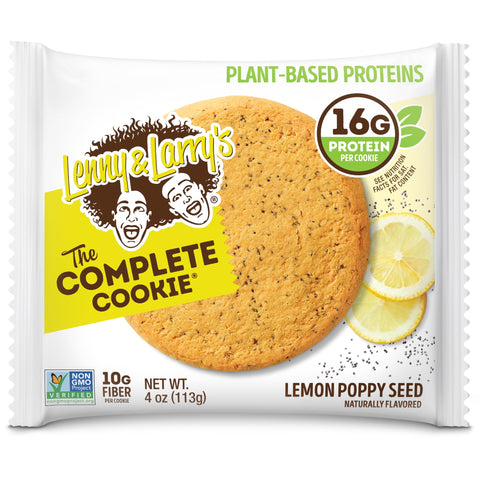 LENNY & LARRYS Lenny & Larrys L&l Complete Cookie 12 Cookies Lemon Poppyseed