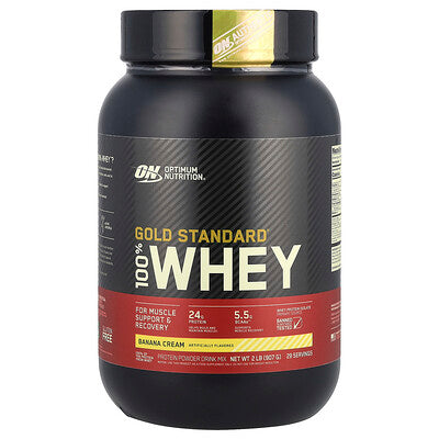 OPTIMUM NUTRITION Optimum Nutrition 100% Whey Gold Std 2 Lbs Banana Cream