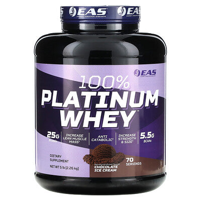 Eas 100% Platinum Whey 5 Lbs Chocolate Ice Cream