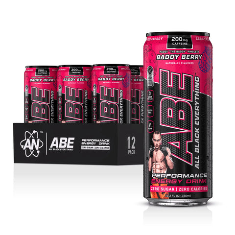 An Abe Energy Drink 11.2 Oz 12pk Baddy Berry