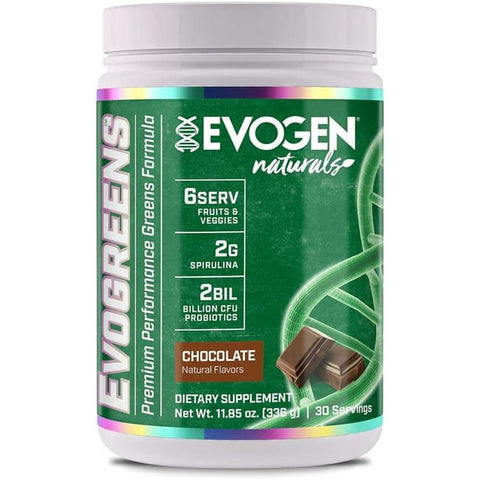 EVOGEN NUTRITION Evogen Nutrition Evo Evogreens 30 Servicios Chocolate