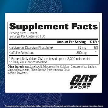 Gat Sport Caffeine 200Mg 100 Tabs