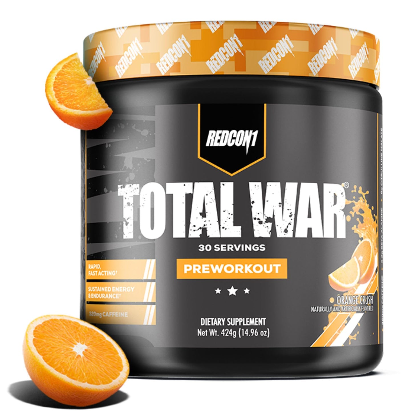 Redcon1 Total War Pre-Work 30 Serv Orange Crush