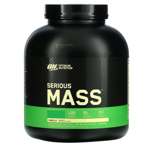 Optimum Nutrition – On Serious Mass 6 lb Vainilla "Oferta" – Mass Gai