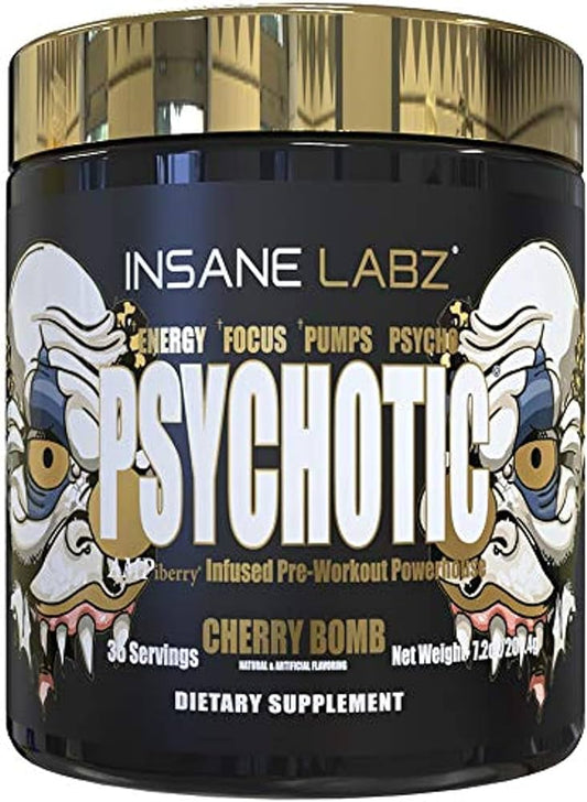 Insane Labz Psychotic Gold (35 Serv) Cherry Bomb