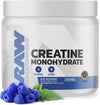 Raw Creatine Monohydrate 30 Servicios Blue Raspberry