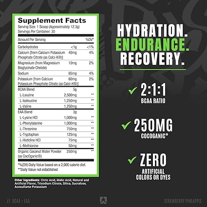 Ryse Bcaa + Eaa 30 Serv Strawberry Pineapple