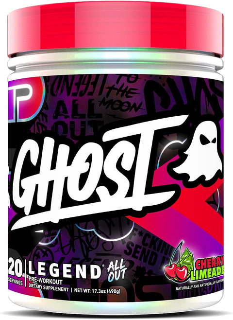 GHOST Ghost Legend All Out Pre-workout 20 Servicios Cherry Limeade
