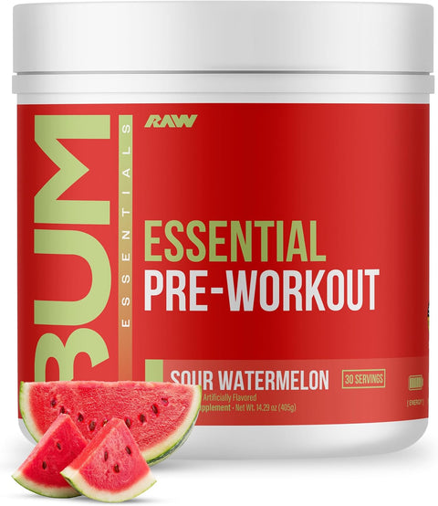 RAW Raw Cbum Essential Pre-workout 30 Servicios Sour Watermelon