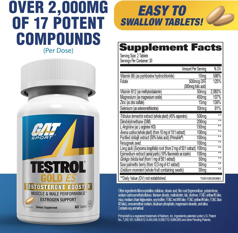 Gat Sport Testrol Gold 60 Tabs