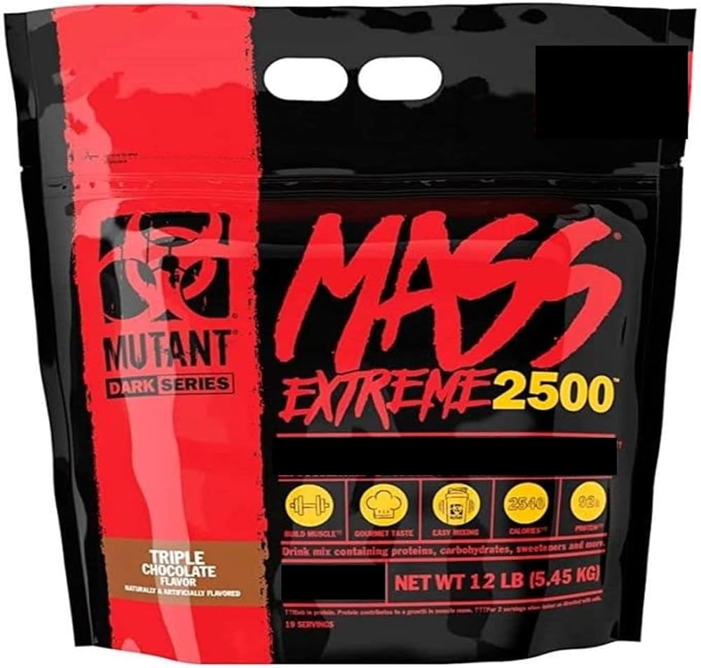 Mutant Mass Xxxtreme 2500 12 Lbs Triple Chocolate