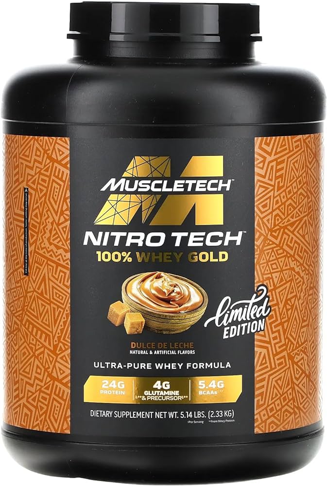 Muscletech – Mt Nitro-Tech Whey Gold 5.03 lb Dulce De Leche *Oferta*