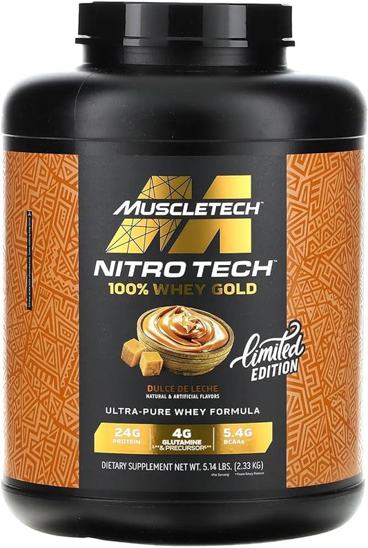 Muscletech – Mt Nitro-Tech Whey Gold 5.03 lb Dulce De Leche *Oferta*