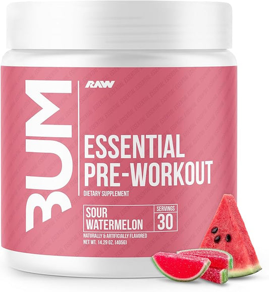 Raw Cbum Essential Pwo 30 Serv Sour Watermelon