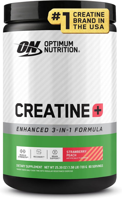 OPTIMUM NUTRITION Optimum Nutrition Creatine + 720 g Strawberry Peach "nuevo"