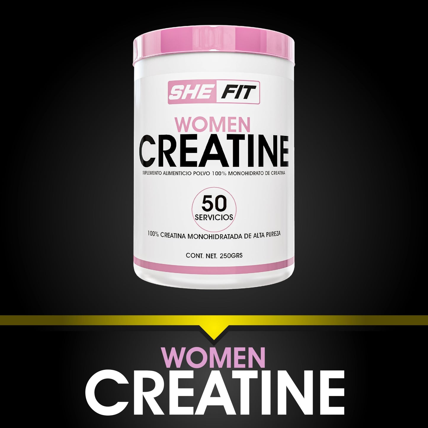 Bhp She Fit Women Creatina 250 Grs Monohidratada