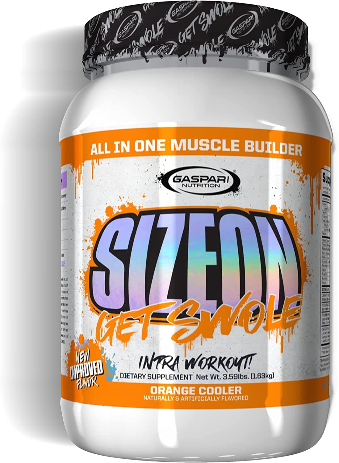 Gaspari Nutrition Size On Maximum 3.49 Lbs Orange Cooler