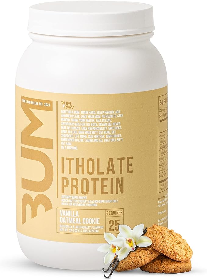 Raw Cbum Itholate 1.72 Lbs Vainilla Oatmeal Cookie