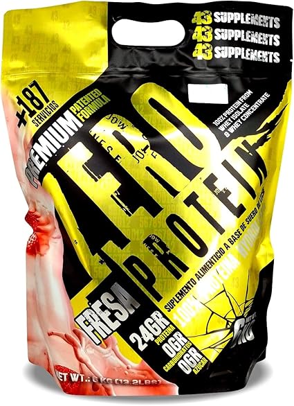 43 Suplements Zero Protein Bag 13.2 Lbs Fresa