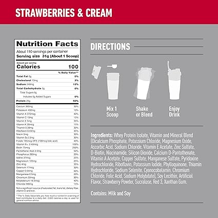 Natures Best – Isopure Zero Carb Bag 7.5 lb Strawberry