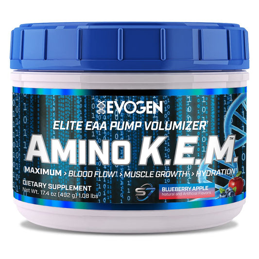 Evogen Nutrition Amino K.E.M. Eaa 30 Serv Blueberry Apple