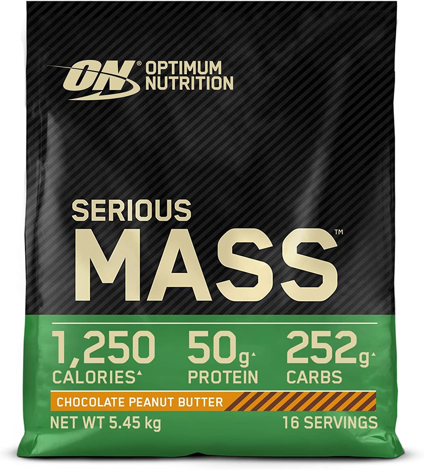 Optimum Nutrition Serious Mass 12 Lbs Chocolate Peanut Butter