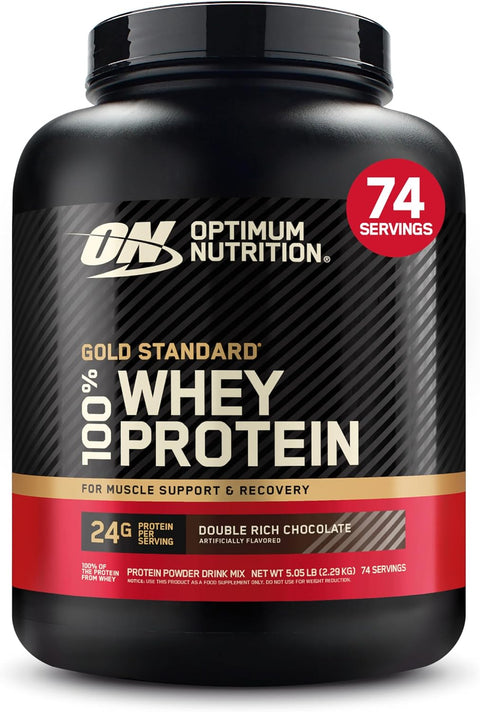 Optimum Nutrition 100% Whey Gold Std 5 Lbs Double Chocolate