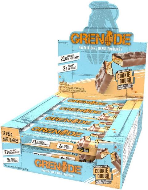 Granade Chocolate Chip 12 Pack Cookie Dough Nuevo