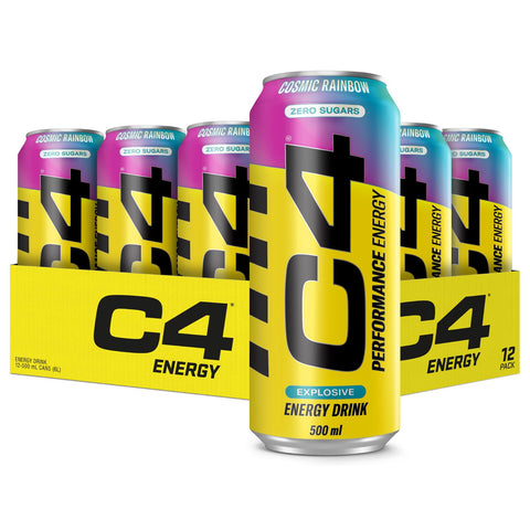 CELLUCOR Cellucor Cel C4 Energy Crb 16oz 12pk Cosmic Rainbow