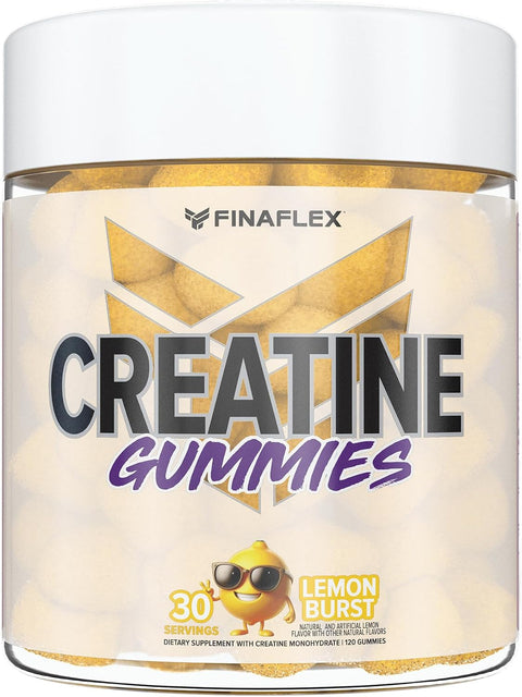 FINAFLEX Finaflex Fina Creatine Gummies 120 Gummies Lemon Burst