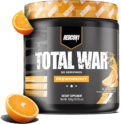 Redcon1 Total War Pre-work 30 Servicios Orange Crush