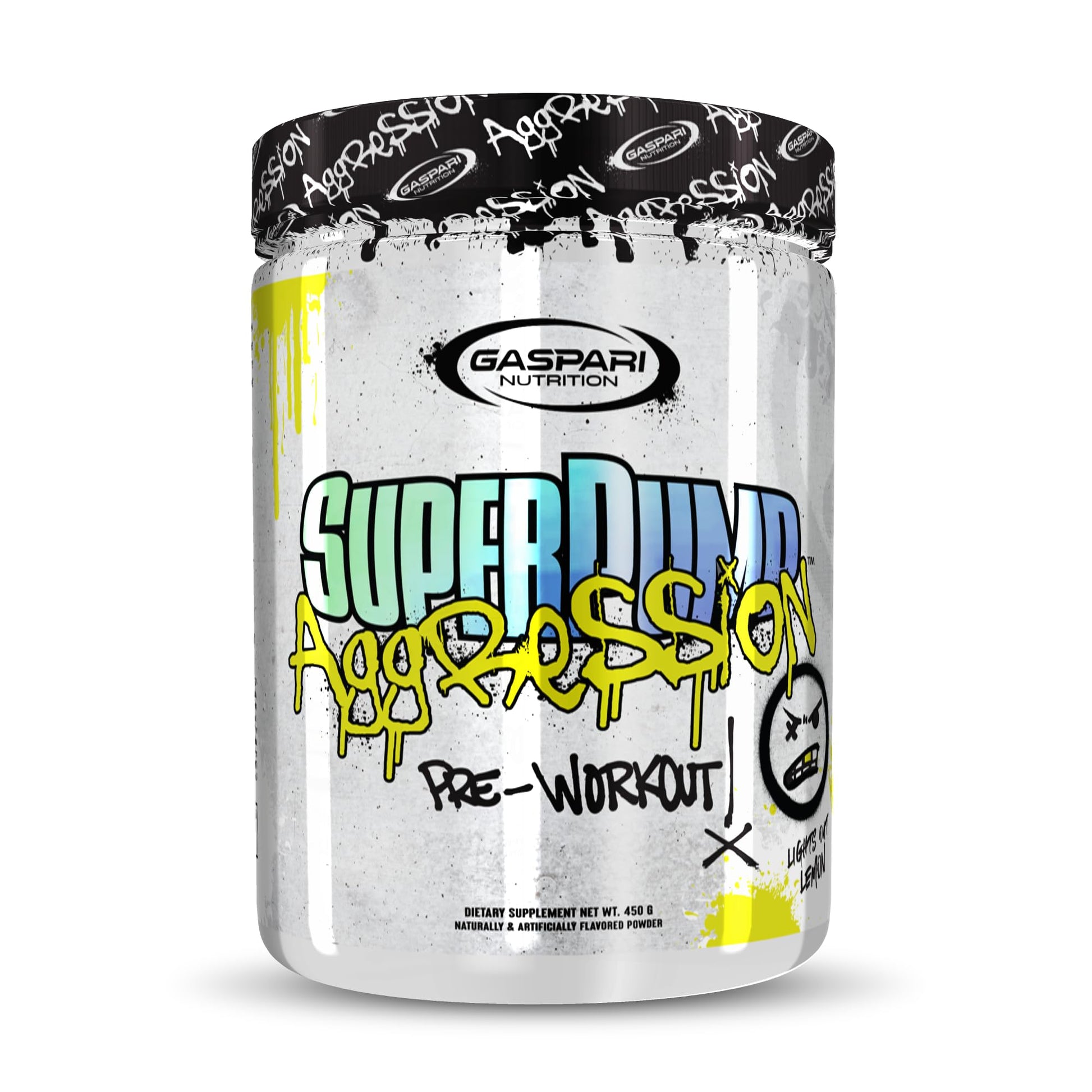 Gaspari Nutrition – Super Pump Agression 25 Porciones Lights Out Lemon