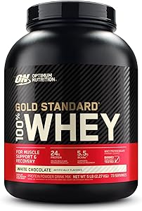 ON 100% WHEY GOLD STD 5 LBS CHOCOLATE BLANCO *OFERTA*