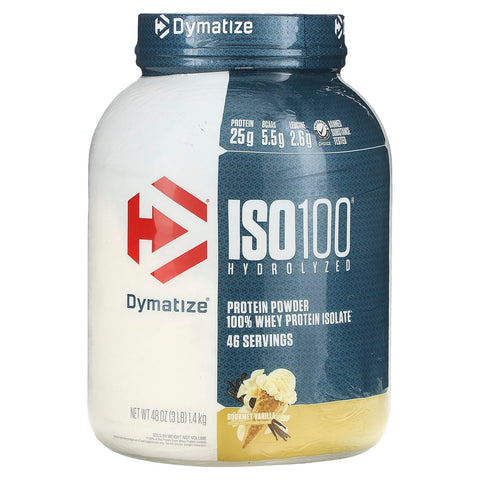 DYMATIZE NUTRITION Dymatize Nutrition Dym Iso 100 3 Lbs Vainilla Gourmet