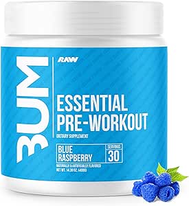 Raw Cbum Essential Pwo 30 Serv Blue Raspberry