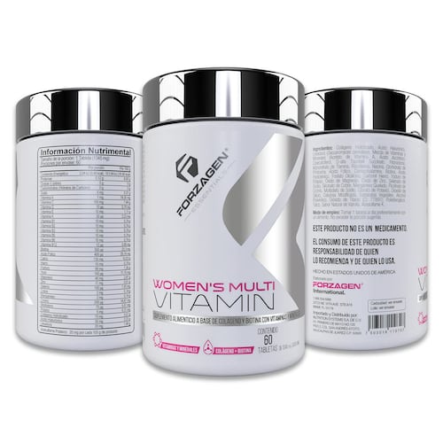 Forzagen – Forza Multi Vitamin Women´S 60 Cápsulas – Vitaminas – Soporte D