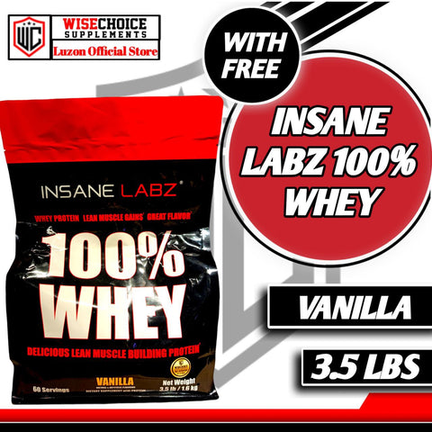 INSANE LABZ Insane Labz Ins 100% Whey 3.5 Lbs Vainilla