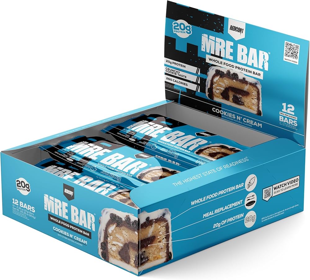 Redcon1 Mre Bar 12 Bars Cookies And Cream