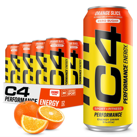 CELLUCOR Cellucor Cel C4 Energy Crb 16oz 12pk Orange Slice