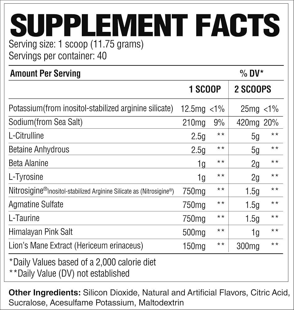 Raw Pump 40 Serv Non-Stim Strawberry Lemonade