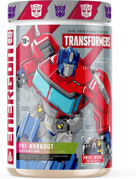 Core Energon Pre-workout 20 Servicios Optimus Prime (mixed Berry Kiwi)