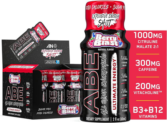 Abe Shot 60 Ml 12 Pack Berry Blast