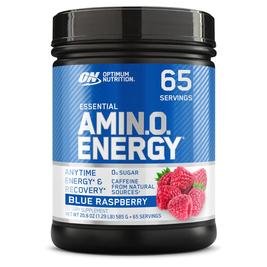 Optimum Nutrition Amino Energy 65 Serv Blue Raspberry