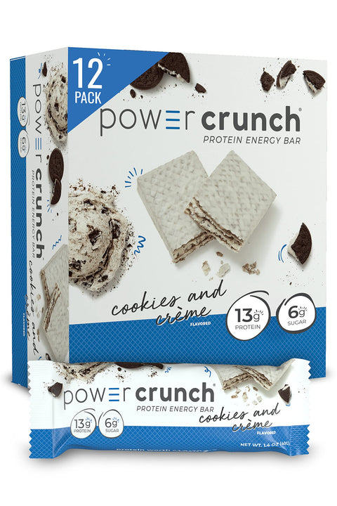 Power Crunch 12 Bar Cookies & Cream