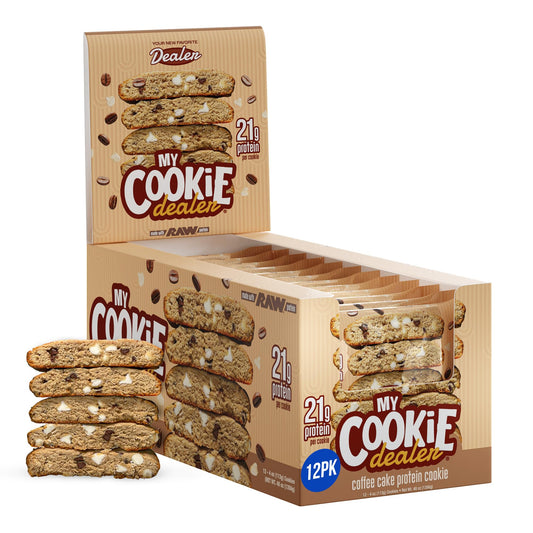 Raw – My Cookie Dealer 113 g 12 Paquete Coffee Cake *Oferta* – Suplem